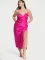 Атласний пеньюар Icon Satin Midi Slip Victoria's Secret