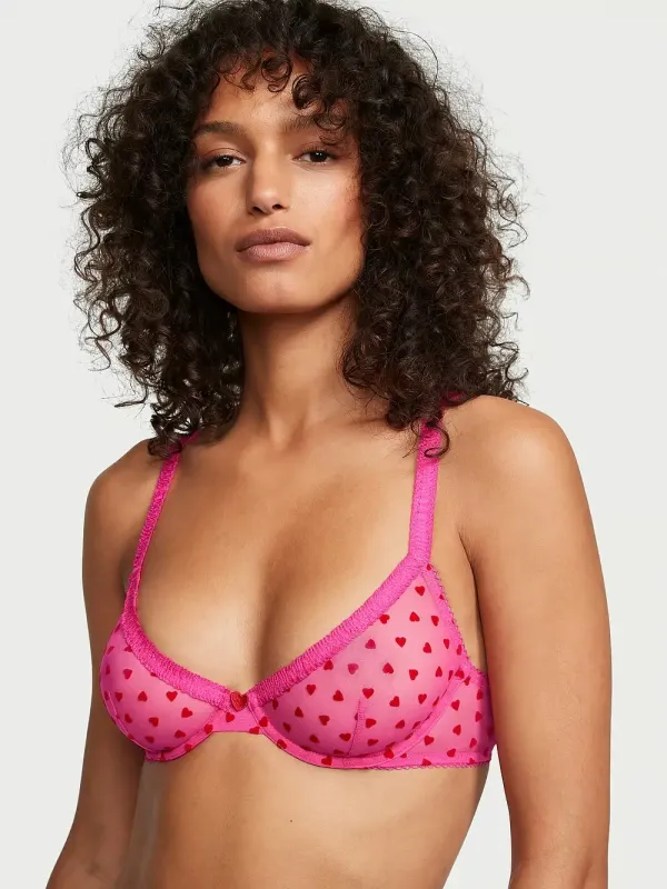 Бюстгалтер демі Unlined Hearts Tease Victoria's Secret