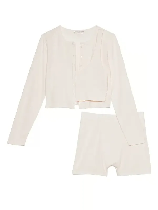 Комплект для дому Glow Waffle 3-Piece Set Victoria's Secret