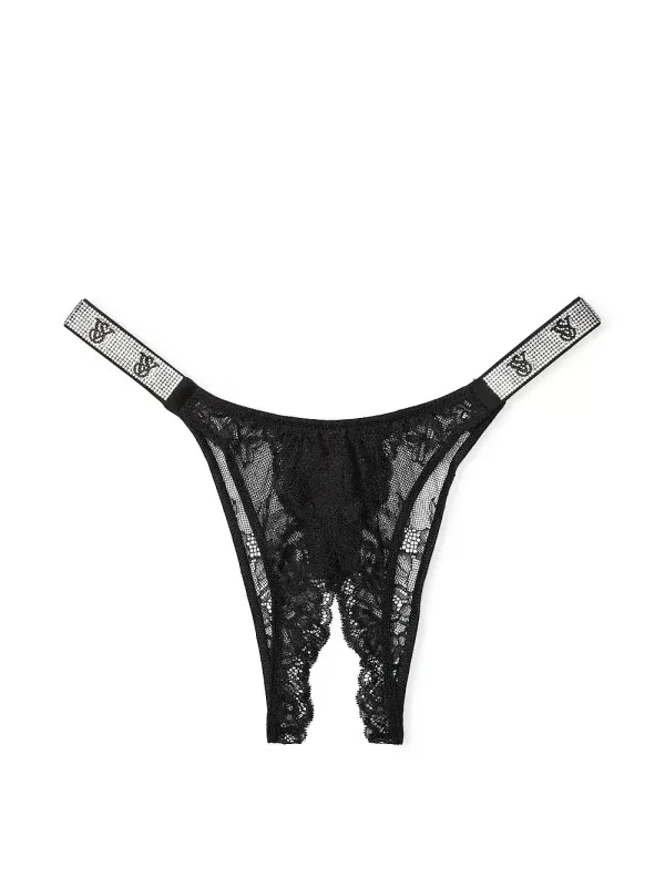 Трусики бразиліани Rose Shine VS Crotchless Very Sexy Victoria's Secret