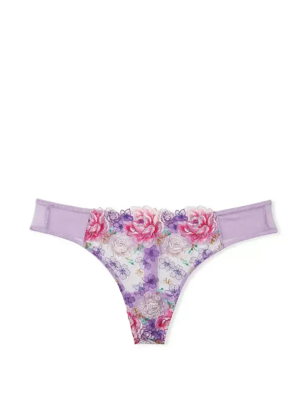 Трусики тонг Floral Embroidery Dream Angels Victoria's Secret