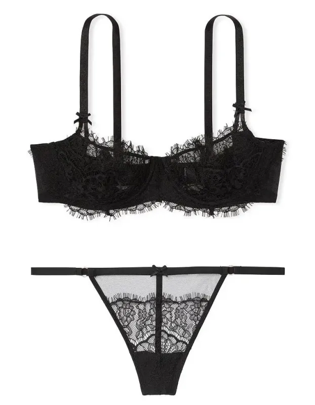 Комплект Бюстгальтер балконет Wicked & Трусики стрінги Dream Angels Victoria's Secret