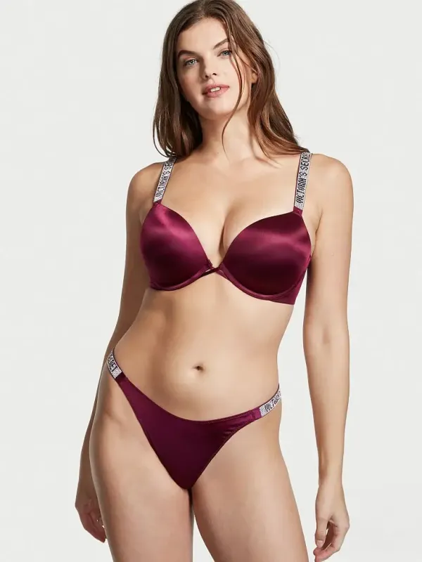 Трусики тонг Logo Strap Victoria's Secret