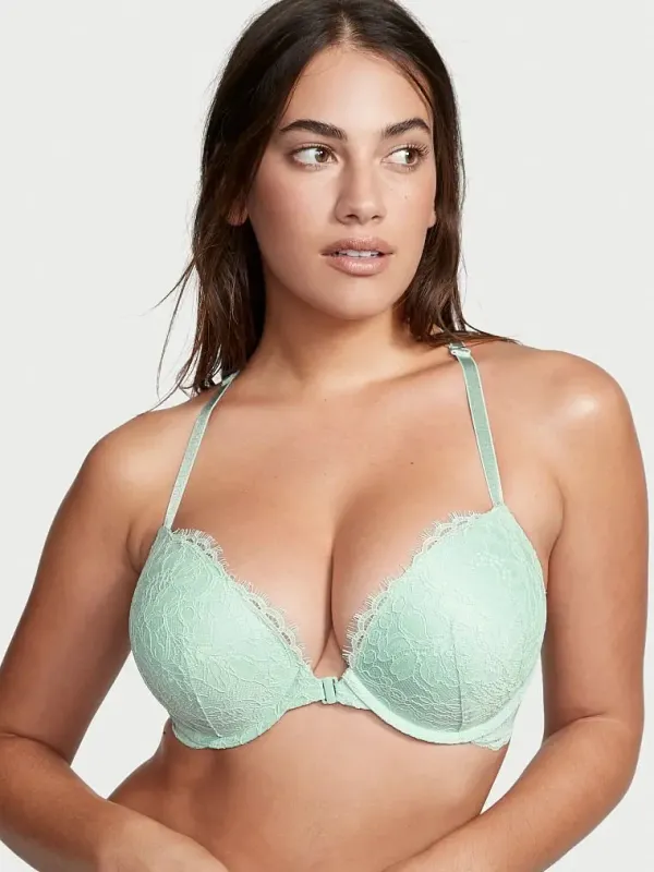 Бюстгальтер пуш-ап Front Close Shine Strap Victoria's Secret