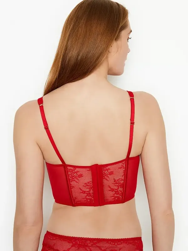 Бюстьє корсет без наповнення Unlined Lace-Up Dream Angels Victoria's Secret