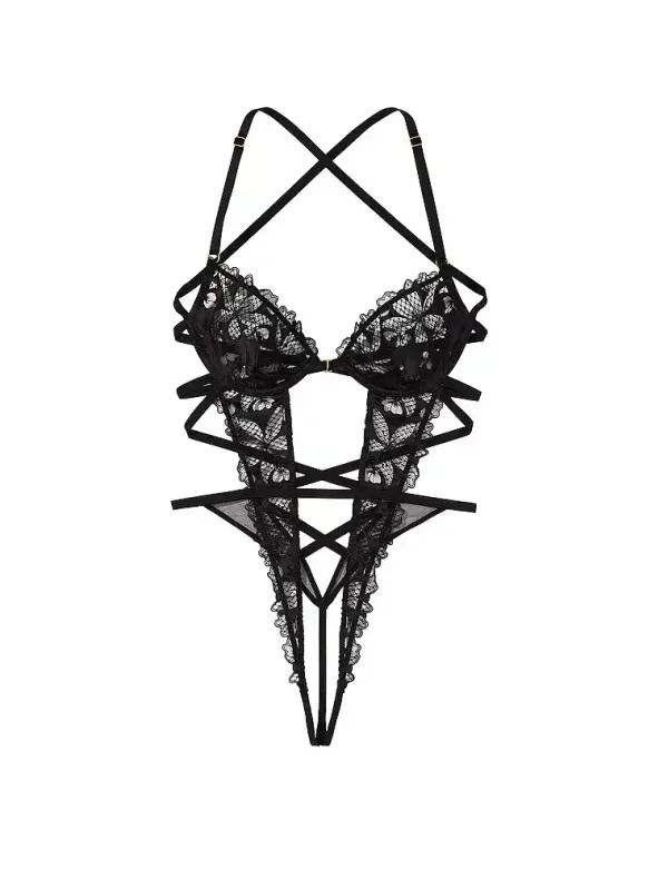 Боді Tease Floral Embroidery Very Sexy Victoria's Secret