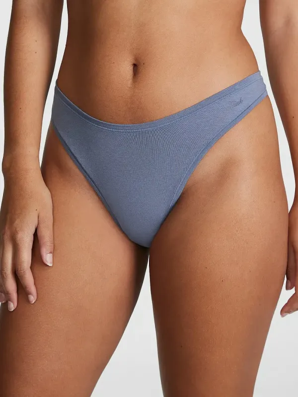 Бавовняні трусики тонг High-Leg Victoria's Secret