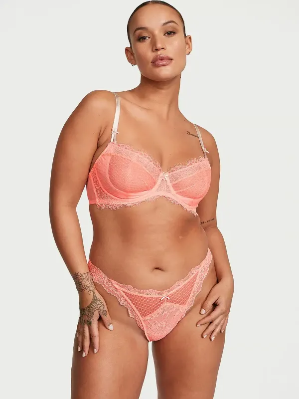 Трусики тонги Lace & Mesh Dream Angels Victoria's Secret