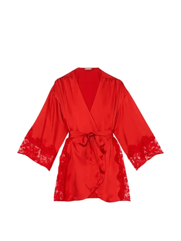 Атласний халат Dream Satin & Lace Robe Victoria's Secret