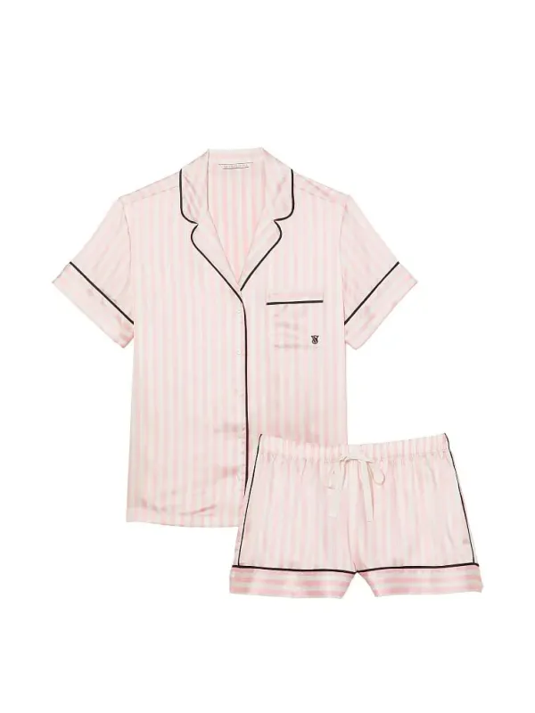Атласна піжама з шортами Satin Short PjS Victoria's Secret