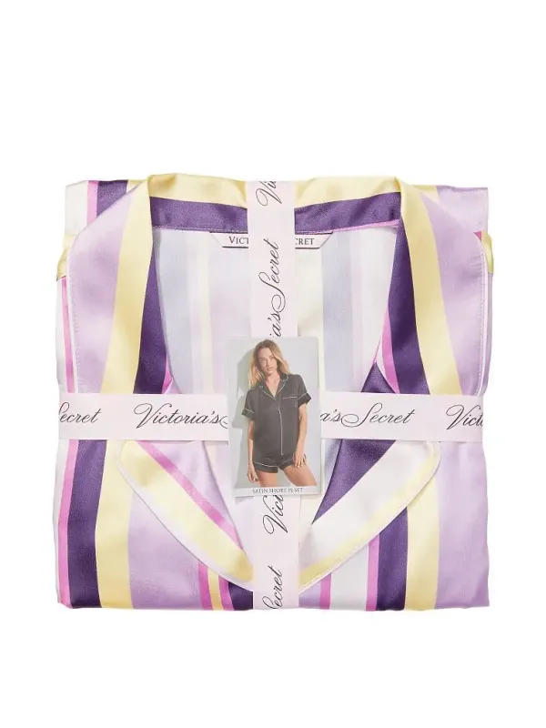 Атласная пижама с шортами Boxer PJ Victoria's Secret