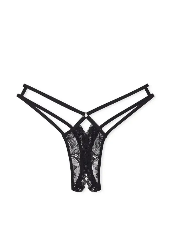 Мереживні трусики тонг Crotchless Very Sexy Victoria's Secret