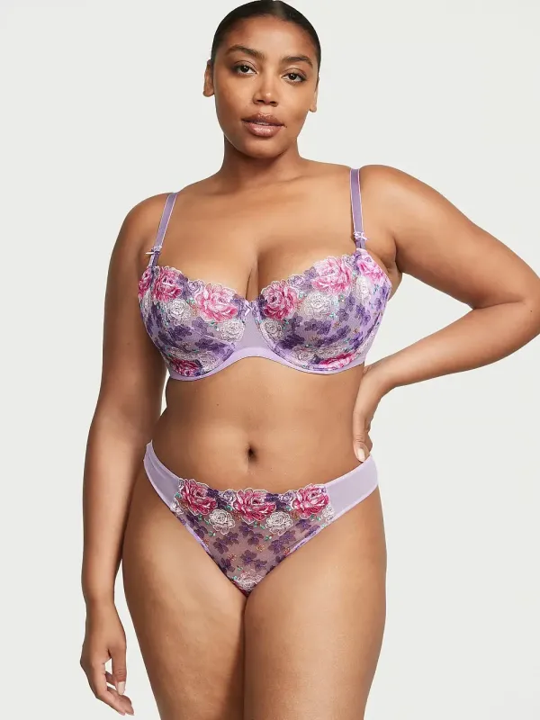 Мереживний бюстгальтер балконет Wicked Floral Embroidery Dream Angels Victoria's Secret