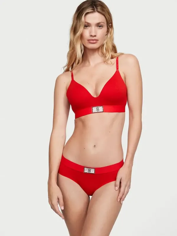 Бавовняні трусики хіпхагер Shine Patch Victoria's Secret