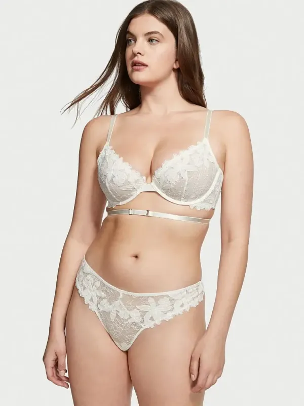 Мереживний бюстгальтер демі Floral Embroidered Very Sexy Victoria's Secret