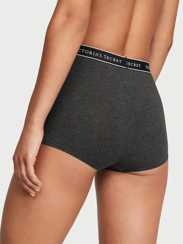 Трусики шортики Logo Waist Boyshort Victoria's Secret