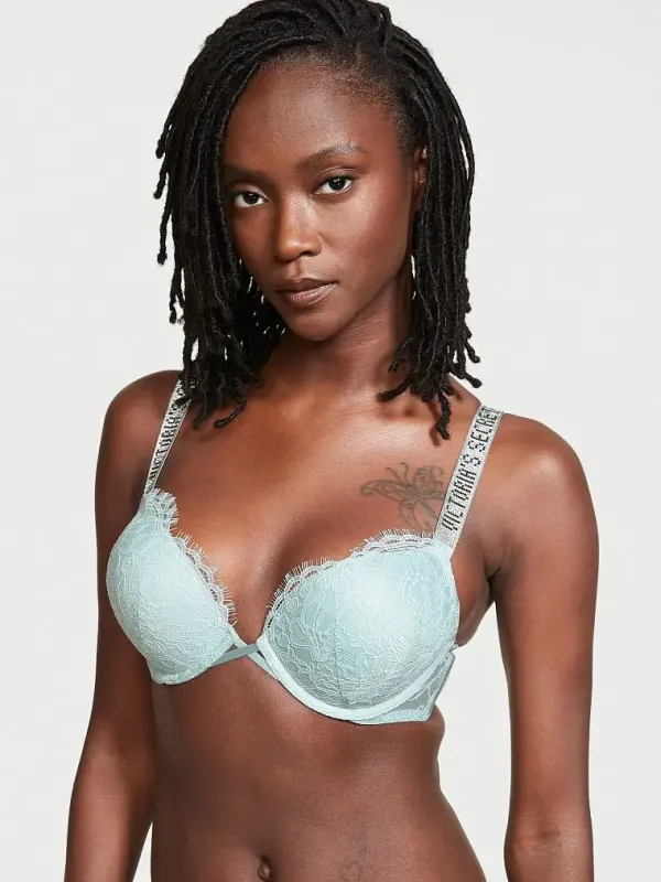Бюстгалтер подвійний пуш-ап Embellished Strap Victoria's Secret