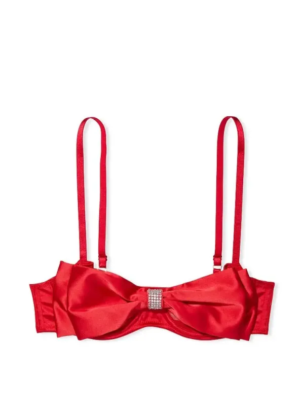 Комплект Бюстгальтер балконет Wicked & Трусики Logo Strap Shine Victoria's Secret