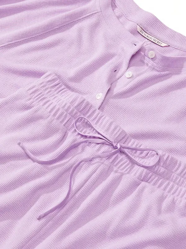 Костюм для дому Glow Waffle Henley Jogger Set Victoria's Secret