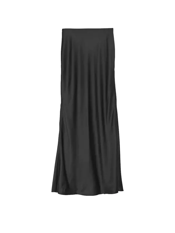 Атласна спідниця Satin Maxi Skirt Victoria's Secret