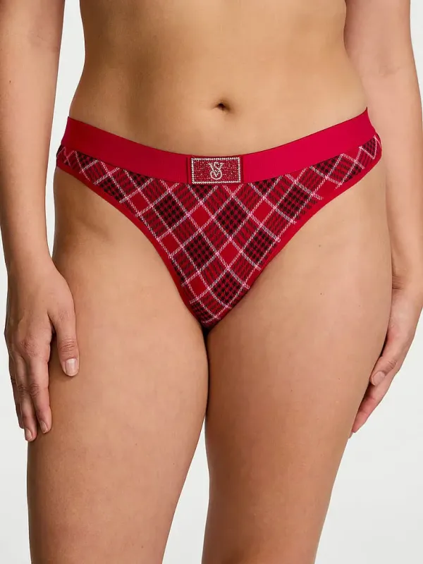 Трусики тонг Logo Shine Victoria's Secret