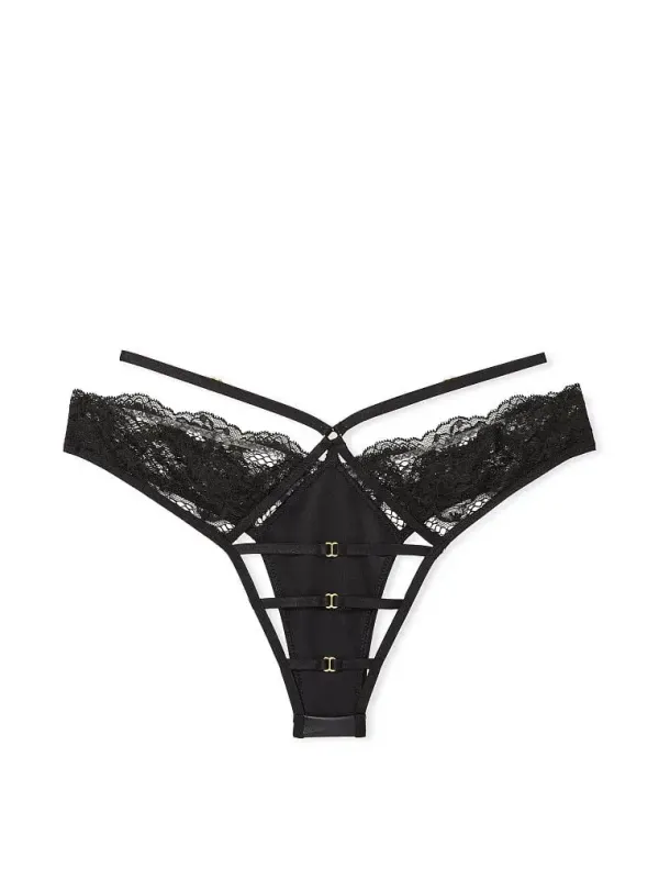 Трусики бразиліани Fishnet Floral Open Back Very Sexy Victoria's Secret