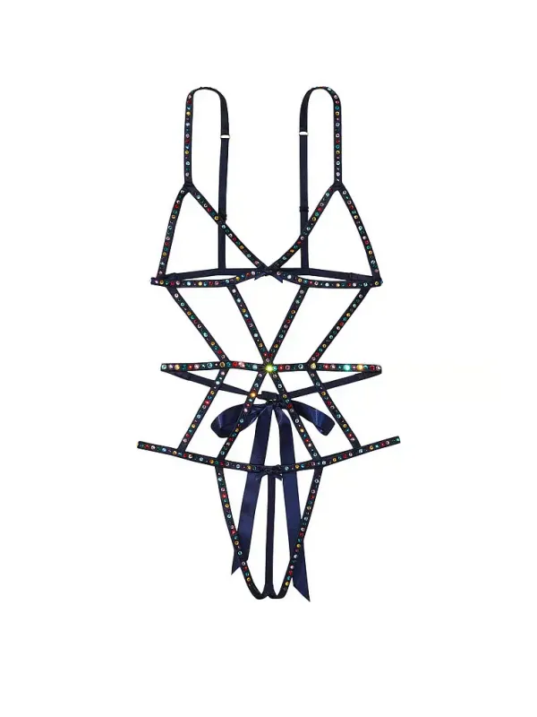 Боді Bejeweled Strappy Teddy Very Sexy Victoria's Secret