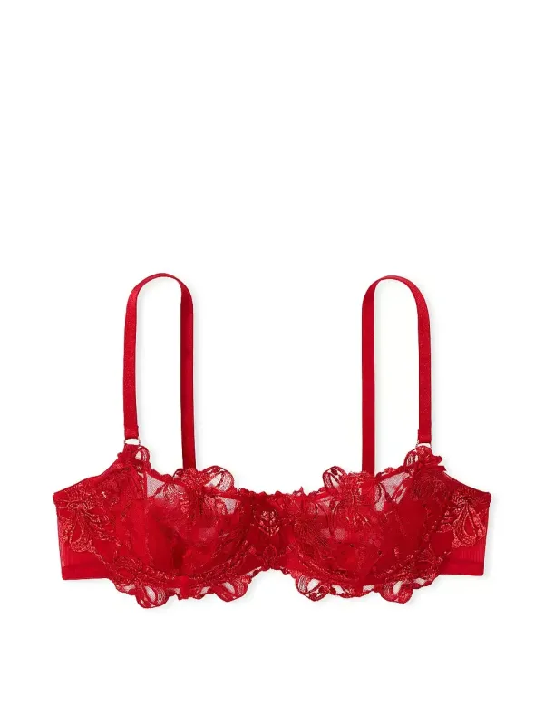 Комплект Бюстгальтер балконет & Трусики стрінги Bow Embroidery Dream Angels Victoria's Secret