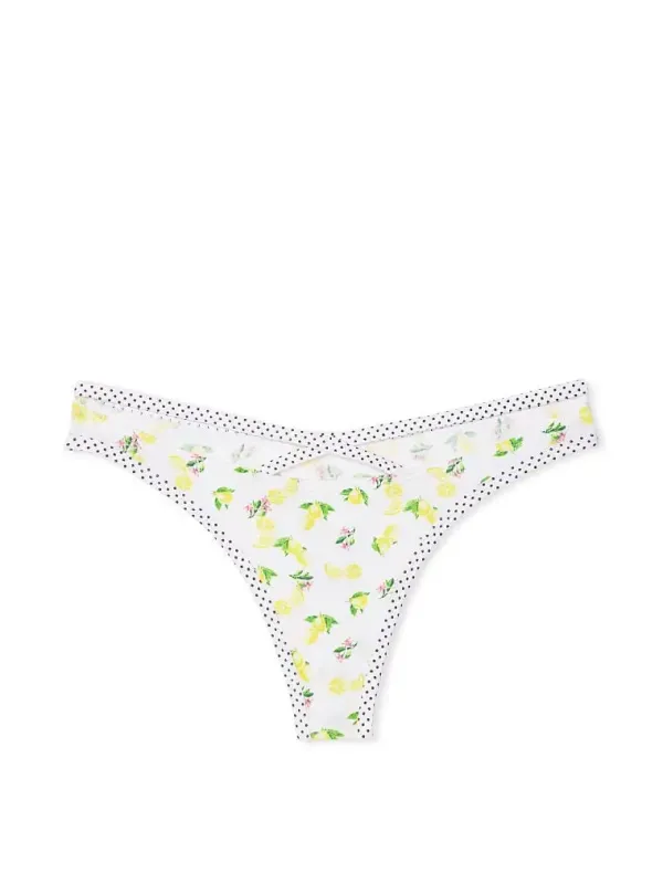 Трусики тонг Stretch Cotton Strappy Victoria's Secret