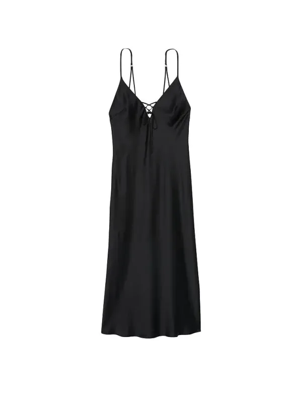 Атласний пеньюар Butterfly Midi Slip Victoria's Secret