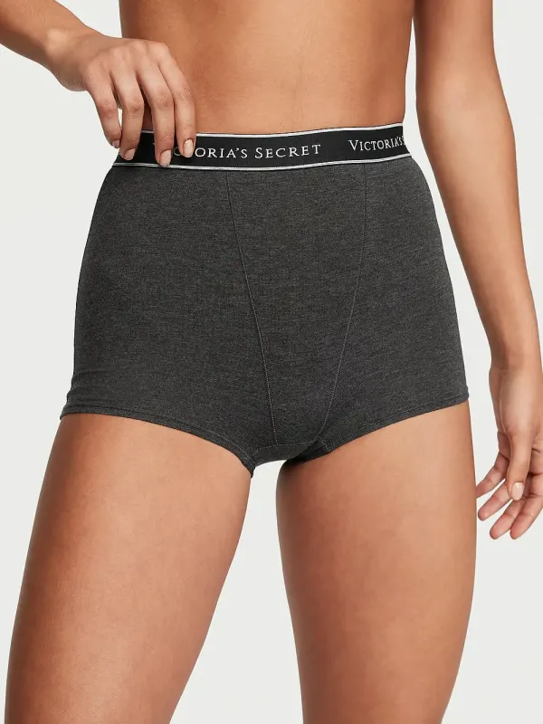 Трусики шортики Logo Waist Boyshort Victoria's Secret