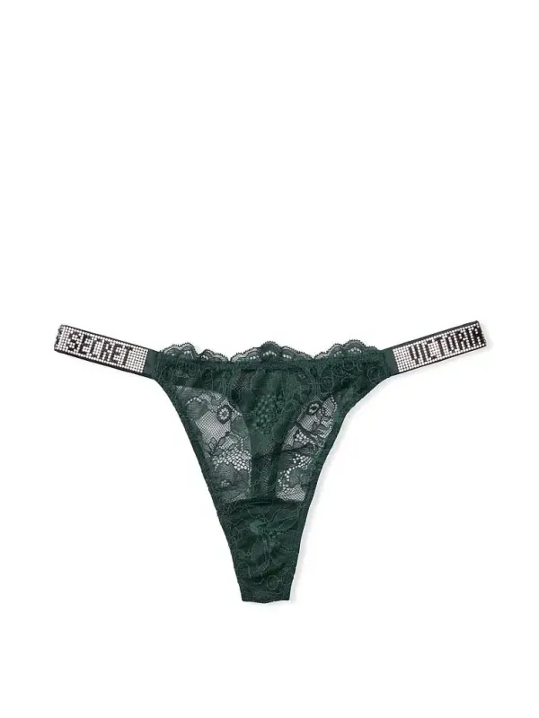 Комплект Бюстгальтер пуш-ап Embellished Strap & Трусики Lace Logo Strap Very Sexy Victoria's Secret