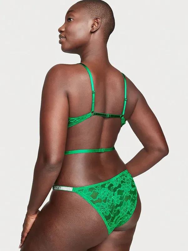 Мереживне боді Crotchless Shine Strap Teddy Victoria's Secret