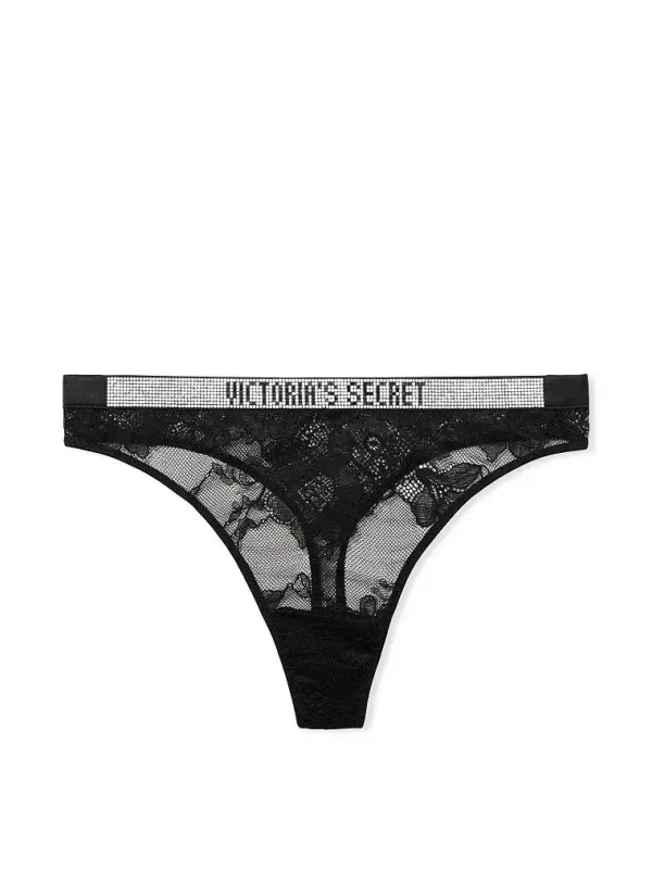 Мереживні трусики Тонг Shine High-Leg Victoria's Secret