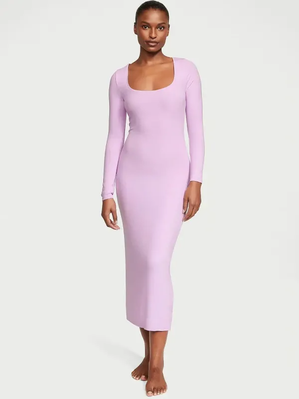 Нічна сорочка Ribbed Modal Long Slip Dress Victoria's Secret