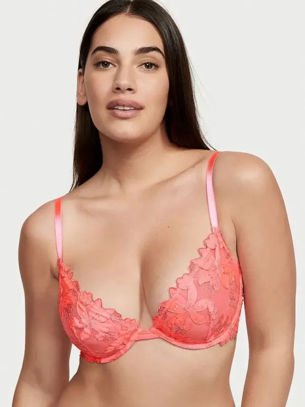 Бюстгалтер демі Floral Embroidered Luxe Lingerie Victoria's Secret