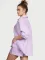 Бавовняна піжама з шортами Long-Sleeve Short PJ Set Victoria's Secret