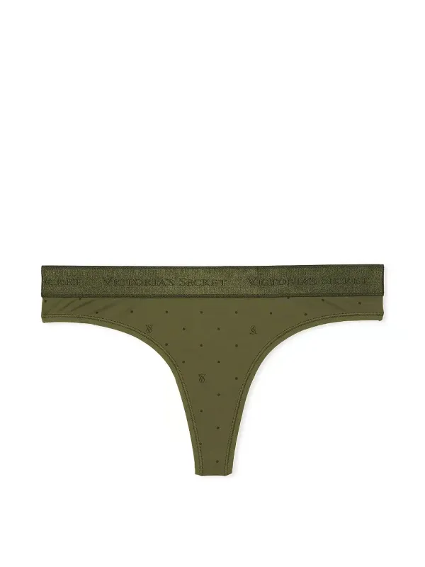 Трусики тонги Micro Logo Victoria's Secret