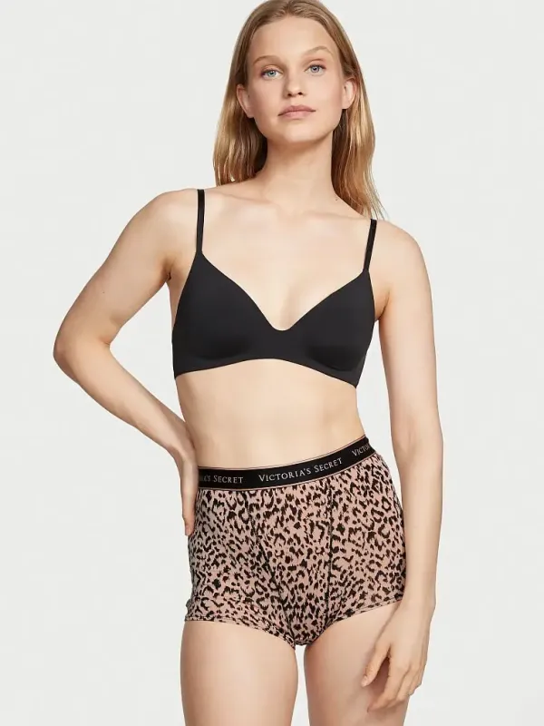Трусики шортики Logo Waist Boyshort Victoria's Secret