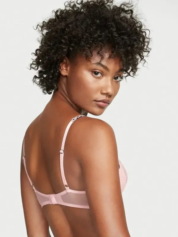 Комплект Бюстгальтер балконет Wicked & Трусики тонг Ribbon Slot DREAM ANGELS Victoria's Secret