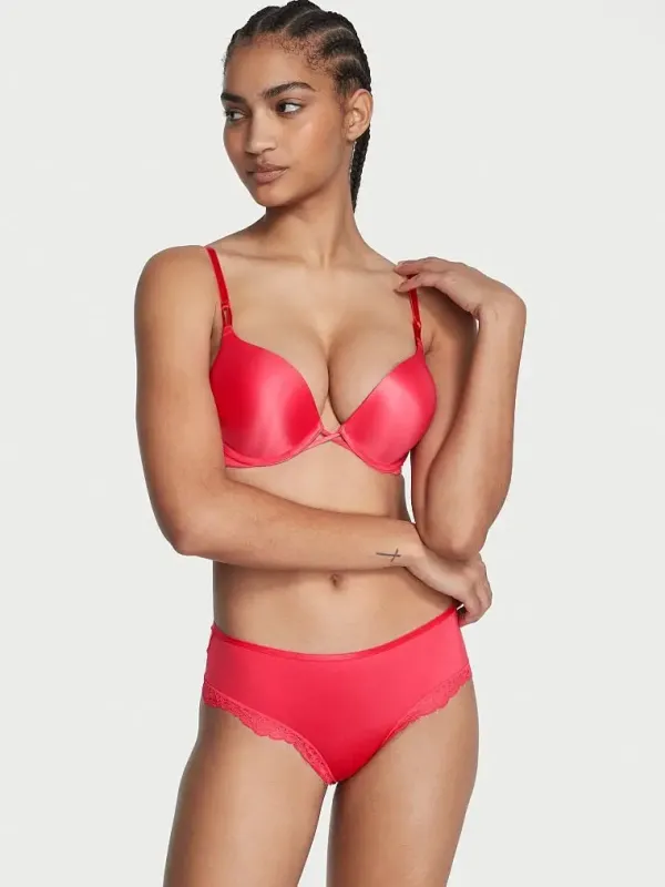 Комплект Бюстгалтер подвійний пуш-ап Bombshell & Трусики чікіні Lace-trim Very Sexy Victoria's Secret