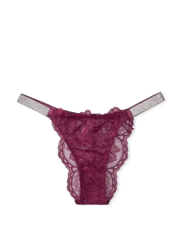 Комплект Бюстгальтер двойной пуш-ап & Трусики тонг Shine Strap Very Sexy Victoria's Secret